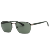 Armani Exchange, Lentes de Sol, Rectangular, Hombre, AX2048s Mate Gunmetal