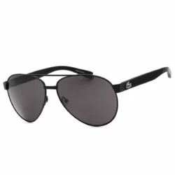 Lacoste, Lentes de Sol, Redondos, Unisex, L185S Black/Grey