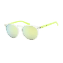 Calvin Klein, Lentes de Sol, Redondos, Ambos, R740s Yellow