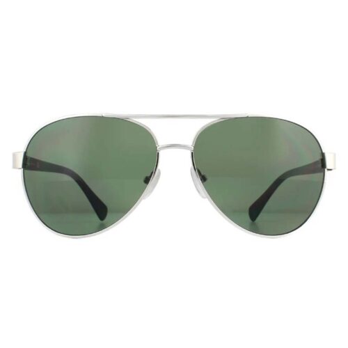 Calvin Klein, Lentes de Sol, Aviador, Unisex, CK19316S Silver/Green - Imagen 2