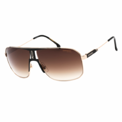 Carrera, Lentes de Sol, Rectangular, Hombre, 1043/S Black Gold/Brown