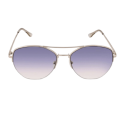 Alternative view of Calvin Klein, Lentes de Sol, Aviador, Mujer, CK20121S Silver/Smoke