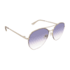 Calvin Klein, Lentes de Sol, Aviador, Mujer, CK20121S Silver/Smoke - Imagen 3