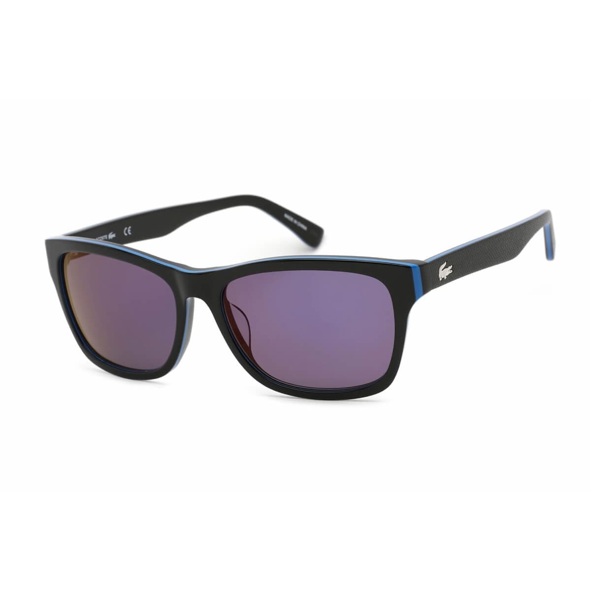 Lacoste, Lentes de Sol, Rectangular, Unisex, L683S Black/Blue/Purple