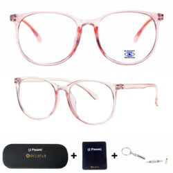 Gafas De Filtro De Luz Azul Para Anti Tension De Ojos Rosa