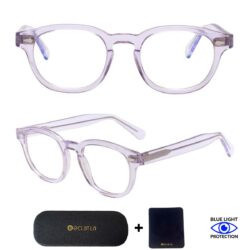 Lentes de Acetato, Protectores de Luz Azul, Unisex, Alta Calidad, Cristal 998-003(A)