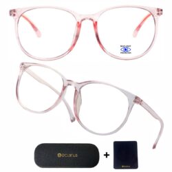 Gafas De Filtro De Luz Azul Para Anti Tension De Ojos Rosa