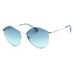 Calvin Klein, Lentes de Sol, Redondos, Mujer, CKJ22202 Silver/Blue