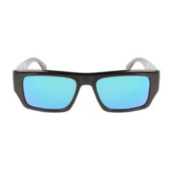 Alternative view of Calvin Klein, Lentes de Sol, Rectangular, Unisex, CKJ22635 Black/Blue