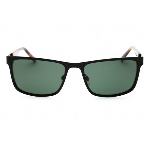 Nautica, Lentes de Sol, Rectangular, Unisex, N5146S Satin Black/Green - Imagen 2