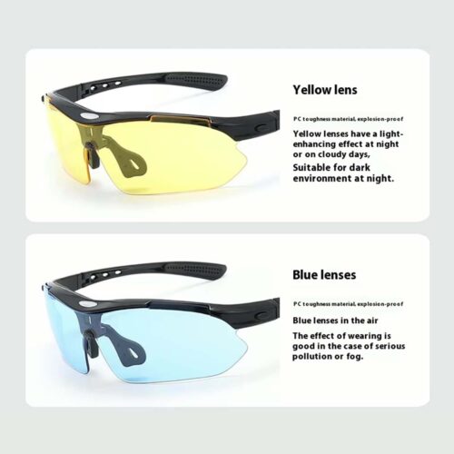 Eclat, Lentes Deportivos, Unisex, 800-001 Negro Mate - Imagen 5