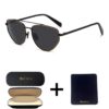 Eclat, Lentes de Sol, Polarizadas, Unisex, 801-001 Black/Black
