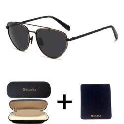Eclat, Lentes de Sol, Polarizadas, Unisex, 801-001 Black/Black