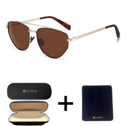 Eclat, Lentes de Sol, Polarizadas, Unisex, 801-002 Gold/Brown