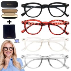 Lentes De Filtro De Luz Azul, Anti Tension De Ojos, Kit 4 Pzas 980-010M