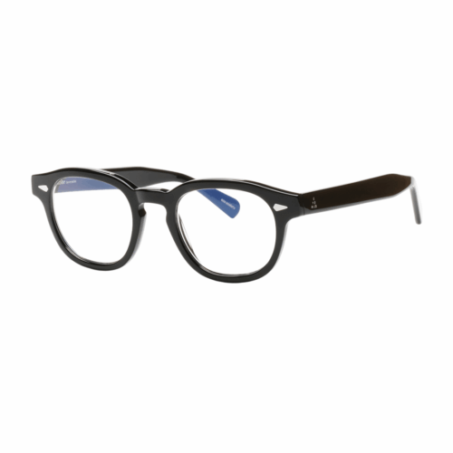 Lentes de Acetato, Protectores de Luz Azul, Unisex, Alta Calidad, Negro. - Imagen 5