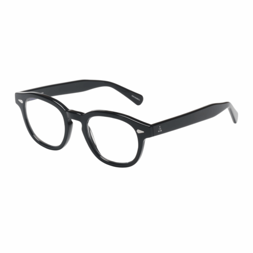 Lentes de Acetato, Protectores de Luz Azul, Unisex, Alta Calidad, Negro. - Imagen 4