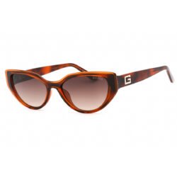 Guess, Lentes de Sol, Mujer, Rectangular, GU7910 Havana/Brown