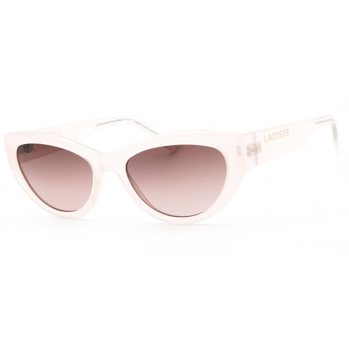 Lacoste, Lentes de Sol, Cat eye, Mujer, L6013S Transparent Nude/Brown