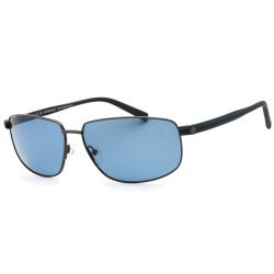 Timberland, Lentes de Sol, Rectangular, Unisex, 9325 Gunmetal/Smoke