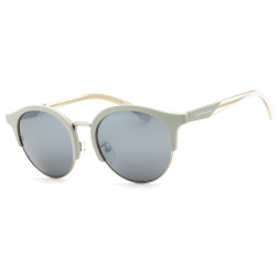 Calvin Klein, Lentes de Sol, Redondos, Unisex, CKJ825SAF Steel/Silver
