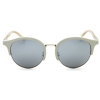 Calvin Klein, Lentes de Sol, Redondos, Unisex, CKJ825SAF Steel/Silver - Imagen 2