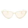Calvin Klein, Lentes de Sol, Cat Eye, Mujer, CKJ23658 White/White - Imagen 2