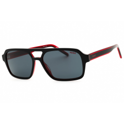 Hugo, Lentes de Sol, Rectangular, Hombre, HG1241/S Black Red/Grey