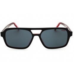 Alternative view of Hugo, Lentes de Sol, Rectangular, Hombre, HG1241/S Black Red/Grey