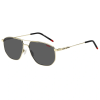 Hugo, Lentes de Sol, Rectangular, Hombre, HG 1207/S Matte Black/Brown - Imagen 4