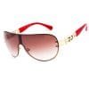 Guess, Lentes de Sol, Uni, Shield, GU00037 Gold/Smoke Red Gradient