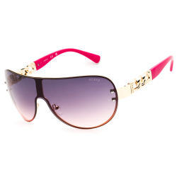 Guess, Lentes de Sol, Uni, Shield, GU00037 Gold/Smoke Rose Gradient