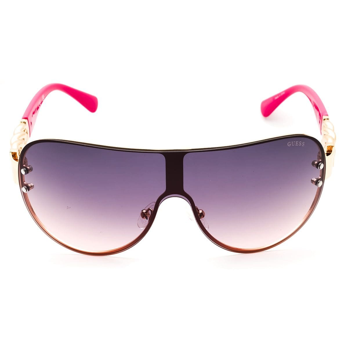Guess, Lentes de Sol, Uni, Shield, GU00037 Gold/Smoke Rose Gradient - Imagen 2