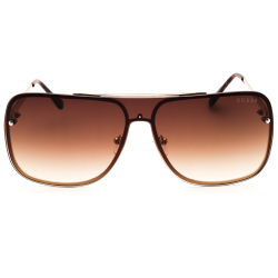 Alternative view of Guess, Lentes de Sol, Uni, Rectangular, GU00053 Gold/Smoke Brown