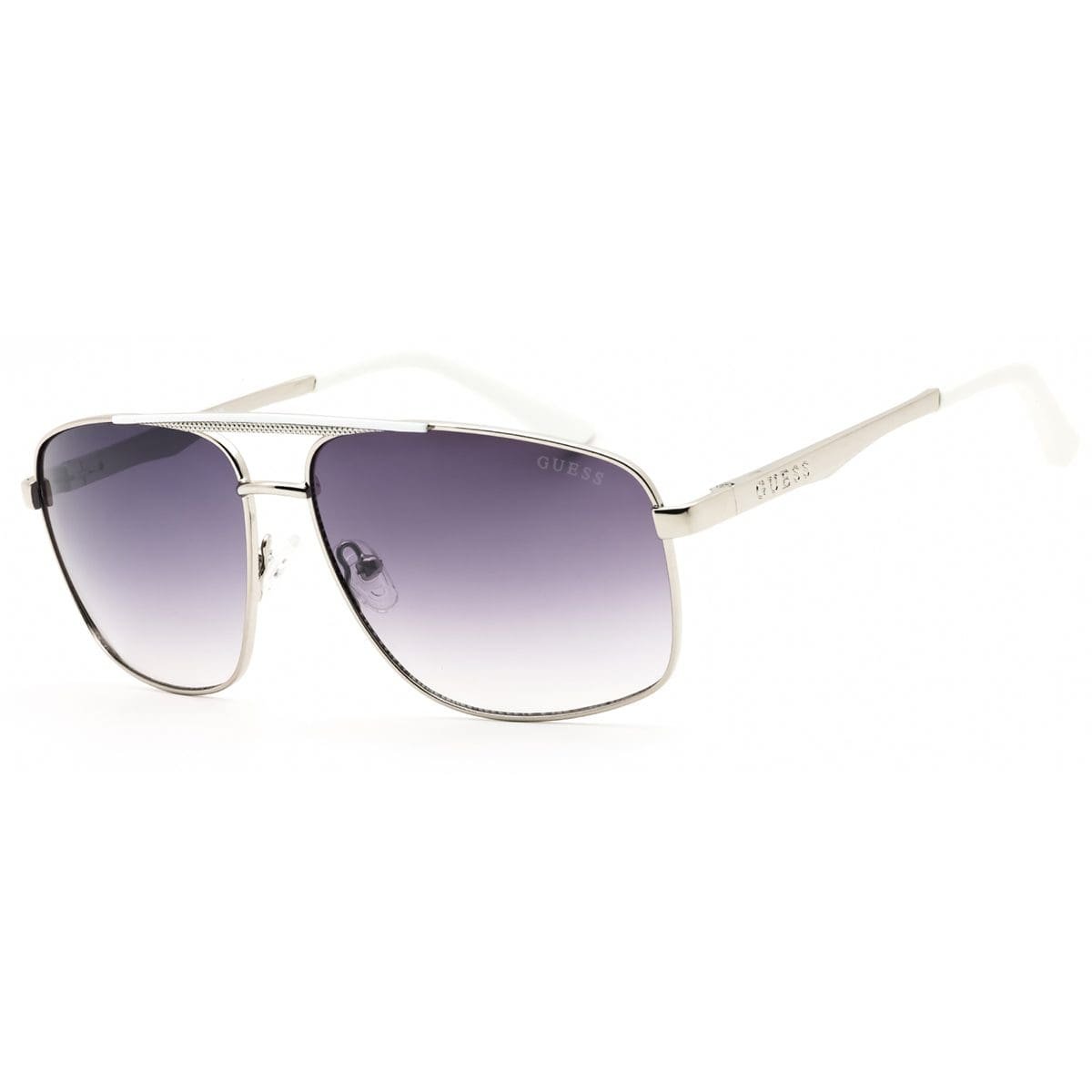Guess, Lentes de Sol, Uni, Rectangular, GU00063 Nickeltin/Grey