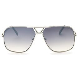 Alternative view of Guess, Lentes de Sol, Uni, Rectangular, GU00066 Shiny Nickeltin/Smoke