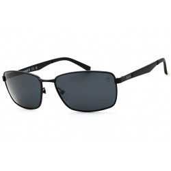 Timberland, Lentes de Sol, Rectangular, Unisex, TB9233 Matte Black/Smoke Polarized