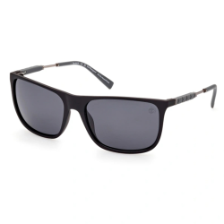 Timberland, Lentes de Sol, Rectangular, Unisex, TB9281 Matte Black/Smoke Polarized