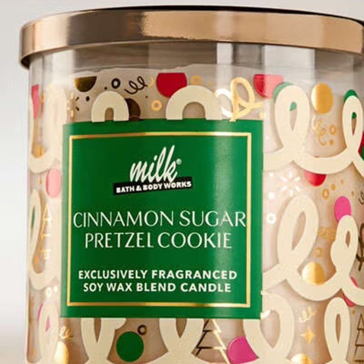 Vela 227gr de 1 Pabilo Bath & Body Works Cinnamon Sugar Pretzel - Imagen 4