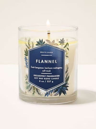Vela 227gr de 1 Pabilo Bath & Body Works Flannel