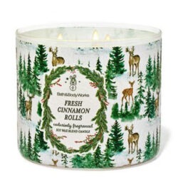 Vela Grande de 3 Pabilos Bath & Body Works Fresh Cinnamon Rolls