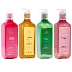 Jabón En Gel Para Manos Bath & Body Works Cristal 4 Pack