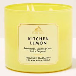 Alternative view of Vela Grande de 3 Pabilos Bath & Body Works Kitchen Lemon