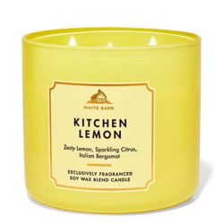 Vela Grande de 3 Pabilos Bath & Body Works Kitchen Lemon