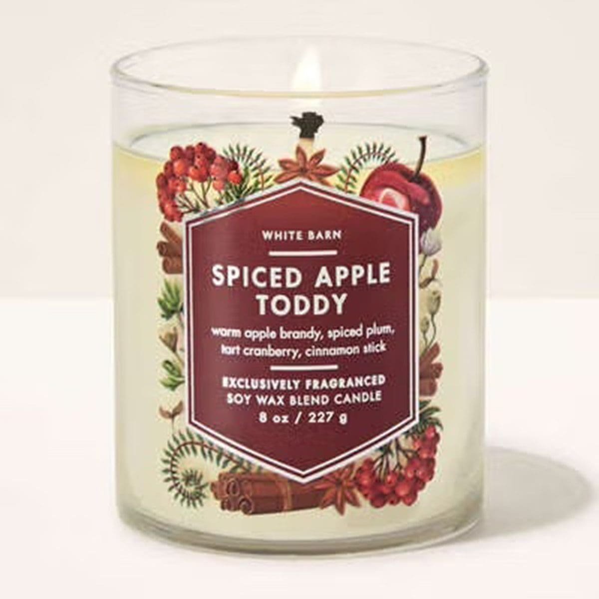 Vela 227gr de 1 Pabilo Bath & Body Works Spiced Apple Toddy