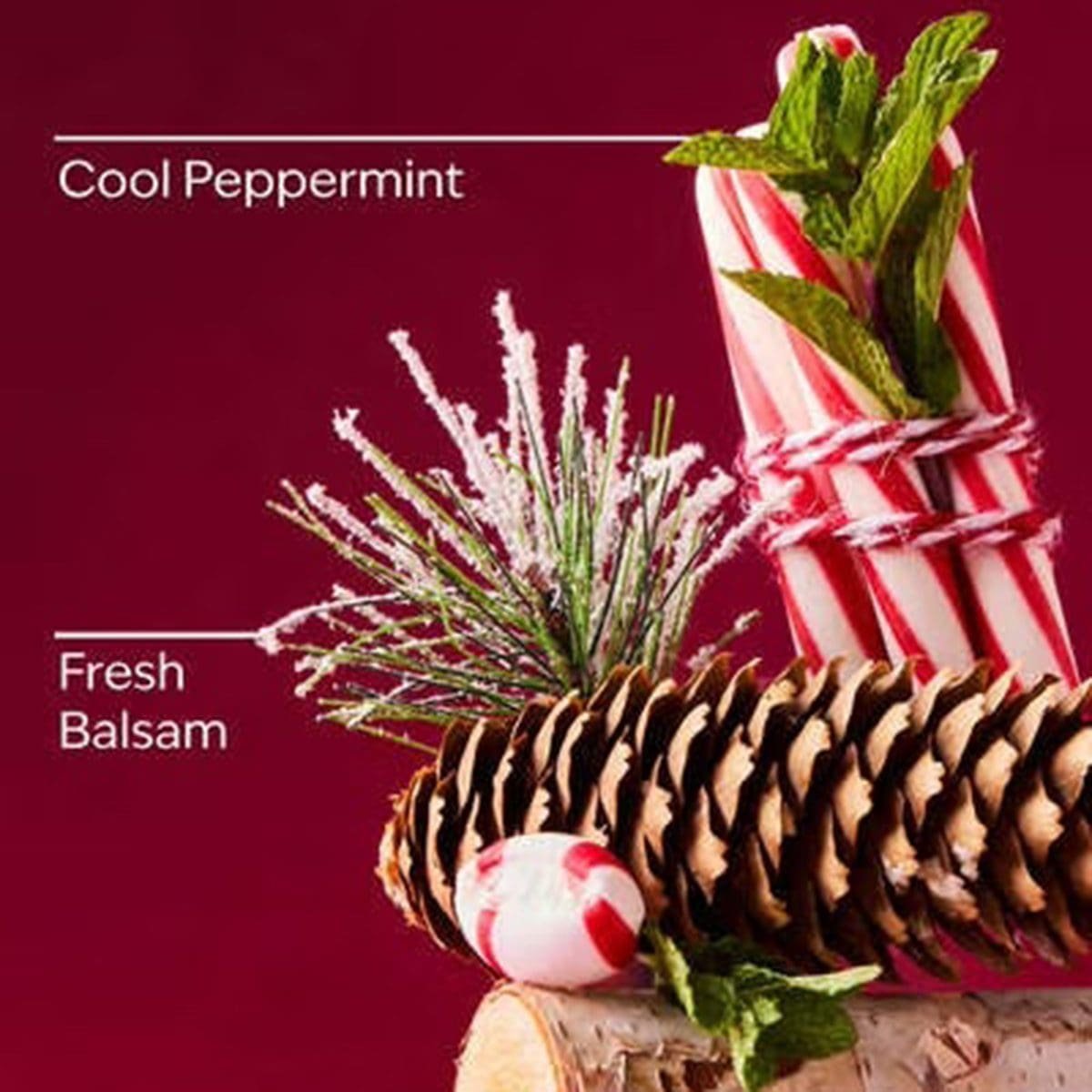 Vela 227gr de 1 Pabilo Bath & Body Works Twisted Peppermint - Imagen 5
