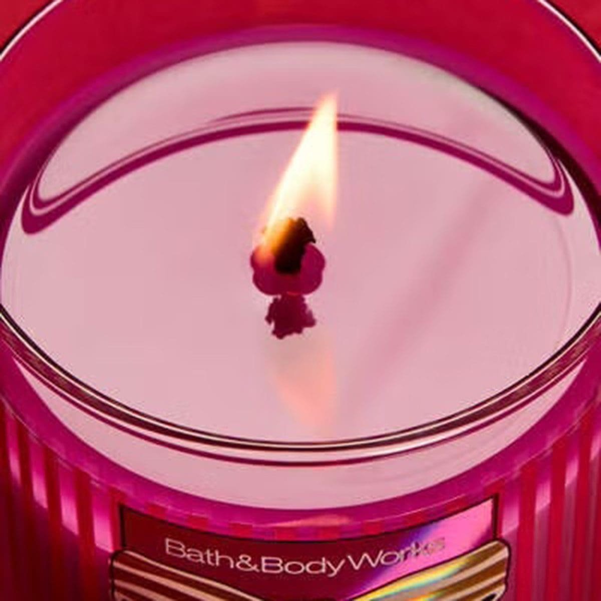 Vela 227gr de 1 Pabilo Bath & Body Works Twisted Peppermint - Imagen 3