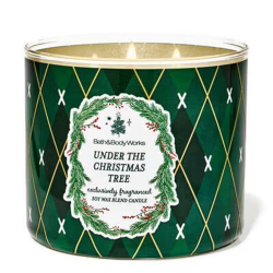Vela Grande de 3 Pabilos Bath & Body Works Under The Christmas Tree