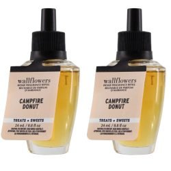 2 Aromatizantes Wallflowers Bath & Body Works Campfire Donut