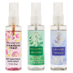 3 Antibacteriales en Spray 29 ml – Fragancias Frescas Bath & Body Works